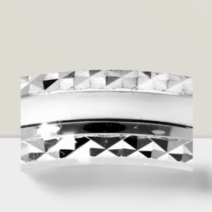 Alliance ciselée argent 5mm