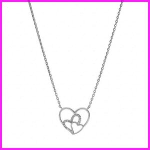 Collier argent coeur