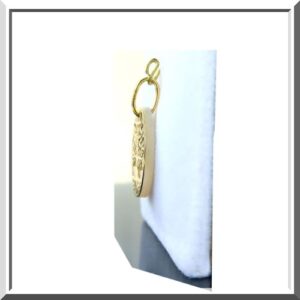 Pendentif naissance arbre de vie fond nacre or 750