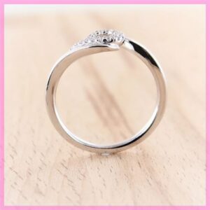 Bague or blanc diamants idéal anniversaire mariage