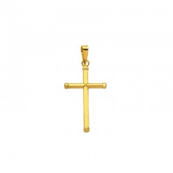 Pendentif croix or 750 hauteur 27mm