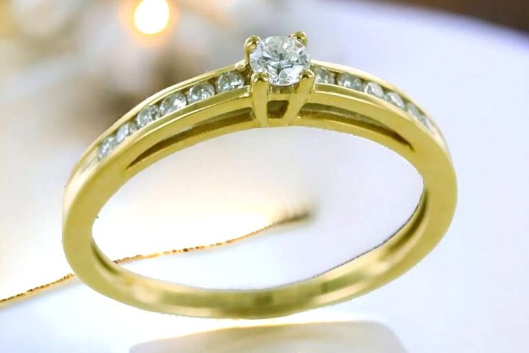Bague Or solitaire - Bijouterie en ligne